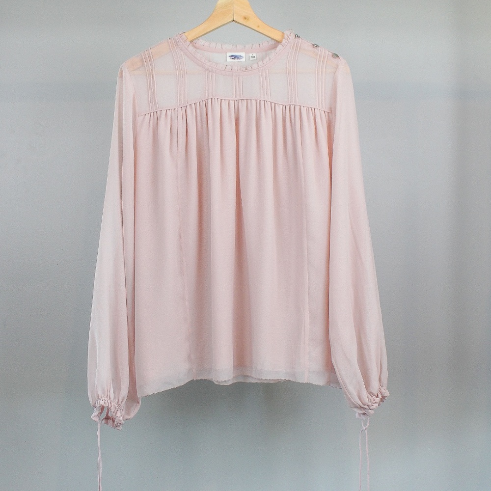 Wilfred Blush Long Sleeve Blouse